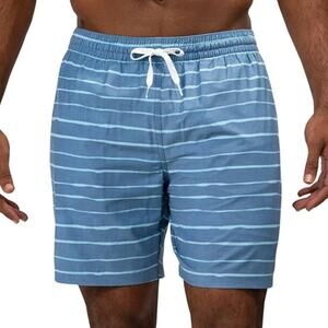 Chubbies Grand Mystiques Striped Classic Lined Swim Trunks XL 5.5” Inseam